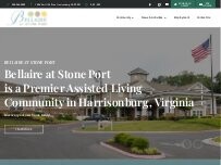 Website Screenshot Bellaire at Stone Port Assisted Living & Memory Care