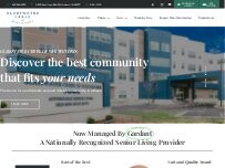 Website Screenshot Glasswater Creek of Whitestown