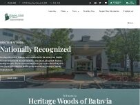 Website Screenshot Heritage Woods of Batavia