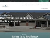 Website Screenshot Spring Lake Residences