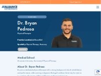 Website Screenshot Bryan Pedrosa, PT, DPT