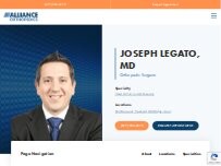 Website Screenshot Joseph Legato, MD