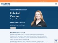 Website Screenshot Rebekah Crochet