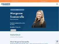 Website Screenshot Morganne Scancerella, PA-C