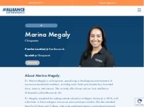 Website Screenshot Marina Megaly, DC