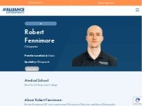 Website Screenshot Robert Fennimore, DC