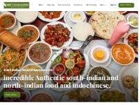 Website Screenshot Mintt Indian Cuisine - Monroeville