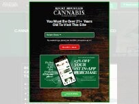 Website Screenshot Rocky Mountain Cannabis - Tucumcari Dispensary