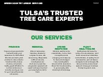 Website Screenshot Green Country Arbor Services