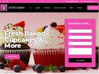 Website Screenshot Aunt Bea's Cupcakes