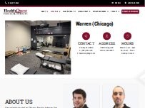 Website Screenshot HealthQuest Physical Therapy - Warren