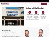Website Screenshot HealthQuest Physical Therapy - Rochester Hills South