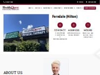 Website Screenshot HealthQuest Physical Therapy - Ferndale