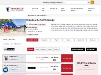 Website Screenshot Mandeville Self Storage