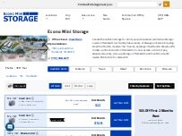 Website Screenshot Econo Mini Storage
