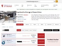 Website Screenshot Fayetteville Storage of Owen Drive