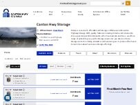 Website Screenshot Canton Hwy Storage