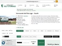 Website Screenshot Hernando Self Storage