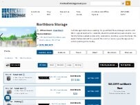 Website Screenshot Northboro Storage