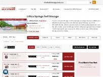 Website Screenshot Hillcrest Storage