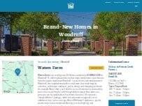 Website Screenshot LGI Homes - Waters Farm