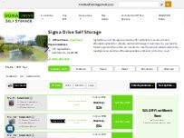 Website Screenshot Sigma Drive Self Storage