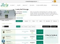 Website Screenshot Lucky Self Storage