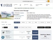 Website Screenshot Houston Levee Storage