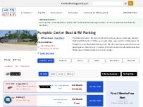 Website Screenshot Pumpkin Center Boat & RV Parking