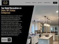 Website Screenshot Kinley Enterprises