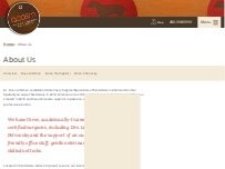 Website Screenshot Arizona Canine Orthopedics & Sports Medicine