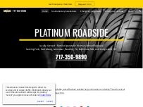 Website Screenshot Platinum Roadside Assistance LLC