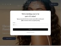 Website Screenshot Louise Aesthetics