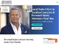 Website Screenshot Abrahamson & Uiterwyk Car Accident and Personal Injury Lawyers
