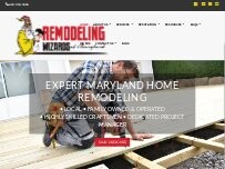 Website Screenshot Remodeling Wizards of Maryland