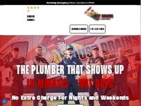 Website Screenshot Just Drains Sewer & Drain Service