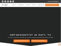 Website Screenshot Dr Bar Orthodontics Katy TX