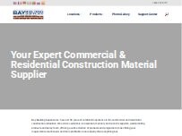 Website Screenshot Bay Building Supplies of Minnesota Inc.