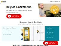 Website Screenshot KeyMe Locksmiths