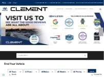 Website Screenshot Clement Hyundai