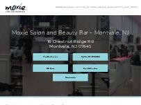 Website Screenshot Moxie Salon And Beauty Bar - Montvale