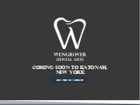 Website Screenshot Wengrover Dental Arts
