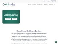 Website Screenshot Vital Caring Hospice - Hammond