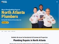 Website Screenshot Benjamin Franklin Plumbing