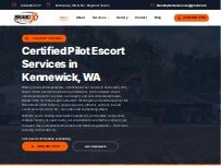 Website Screenshot Brand X Pilot Car Service