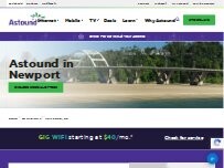 Website Screenshot Astound | Newport