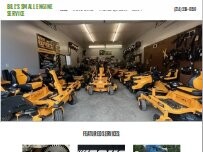 Website Screenshot Bill's Small Engine Service