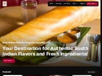 Website Screenshot Udupi Cafe