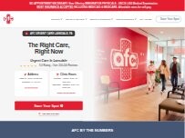 Website Screenshot AFC Urgent Care Lansdale