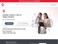 Website Screenshot AFC Urgent Care Valley Stream